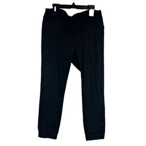 Athleta Leggings Black Capri Cropped Wide Leg Pants M Medium Athleisure D14